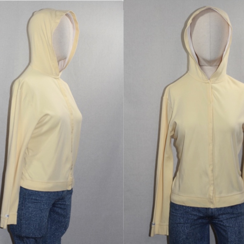 Abercrombie & Fitch Yellow Cotton Jacket